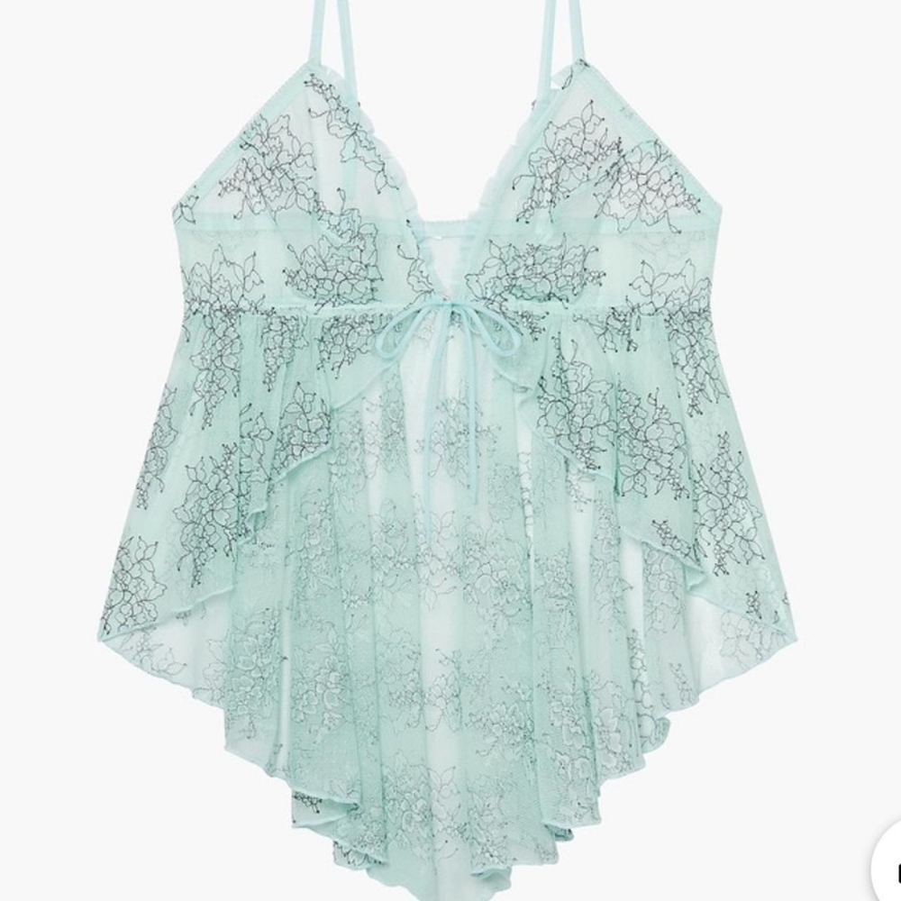 Savage x fenty blue lace babydoll